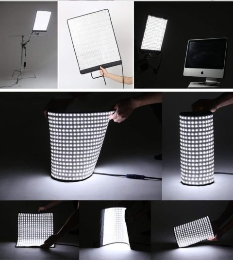SOFTBOX MODYFIKATOR ŚWIATŁA DYFUZOR LED FALCON EYES RX-12T 5600K