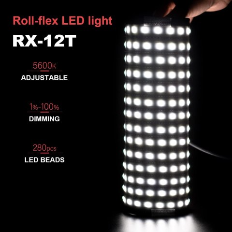 SOFTBOX MODYFIKATOR ŚWIATŁA DYFUZOR LED FALCON EYES RX-12T 5600K
