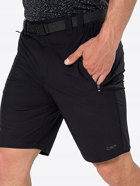 SPODNIE SPODENKI KRÓTKIE BERMUDY OUTDOOROWE MĘSKIE CZARNE R. 52 CMP