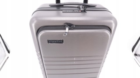 WALIZKA PODRÓŻNA KABINOWA TWARDA Z ABSu ETERNITIVE ZAMEK TSA 40L 55CM