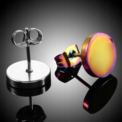 ZESTAW KOLCZYKÓW KOLCZYK FAKE PLUG STAL 8MM 10 PAR ZESTAW KOLCZYKÓW KOLCZYK FAKE PLUG STAL 8MM 10 PAR