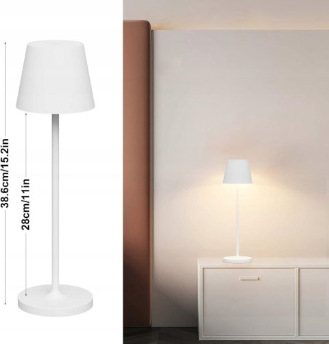 2x LAMPY STOŁOWE LED BIURKOWE KLIGHTEN BEZPRZEWODOWE PRZENOŚNE 2 SZTUKI 2x LAMPY STOŁOWE LED BIURKOWE KLIGHTEN BEZPRZEWODOWE PRZENOŚNE 2 SZTUKI
