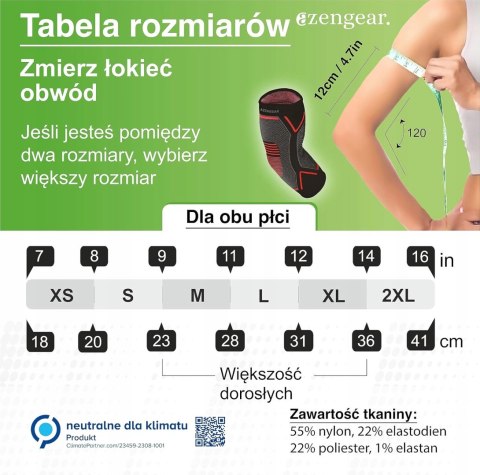 2x OPASKA ŚCIAGĄCZ STABILIZATOR ŁOKCIA TENISISTY R. M CZARNY 2 SZTUKI