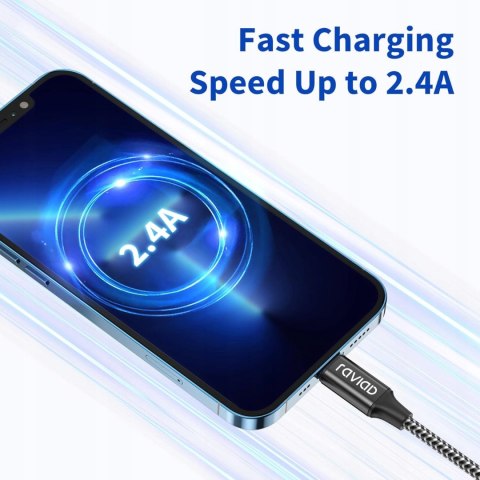 2x PRZEWÓD KABEL USB NA LIGHTNING iPHONE iPAD APPLE 2M 2x PRZEWÓD KABEL USB NA LIGHTNING iPHONE iPAD APPLE 2M