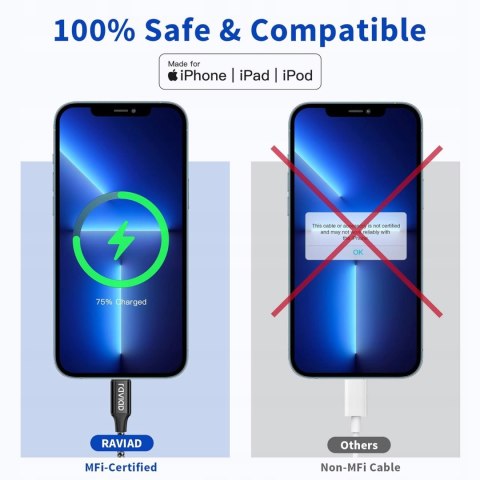 2x PRZEWÓD KABEL USB NA LIGHTNING iPHONE iPAD APPLE 2M 2x PRZEWÓD KABEL USB NA LIGHTNING iPHONE iPAD APPLE 2M