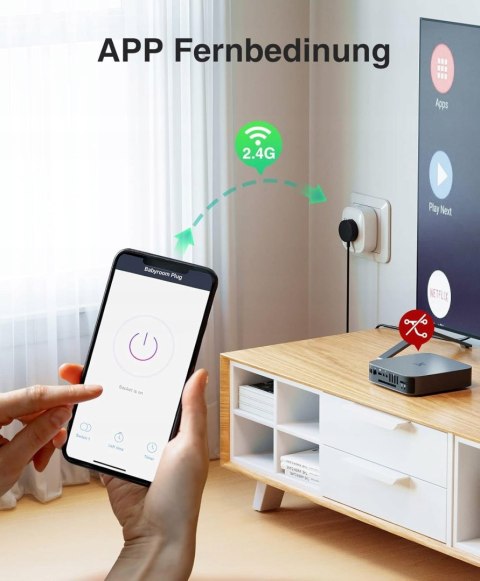 4x INTELIGENTNE GNIAZDO Z POMIAREM ENERGII GOHOME ALEXA 4 SZTUKI