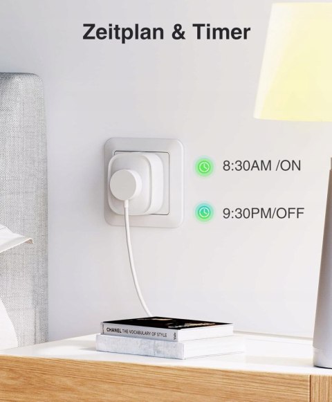 4x INTELIGENTNE GNIAZDO Z POMIAREM ENERGII GOHOME ALEXA 4 SZTUKI