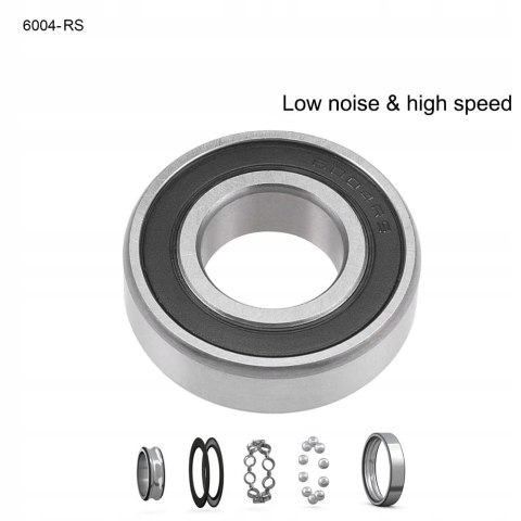 4x ŁOŻYSKO KULKOWE 6004 2RS 20x42x12MM ZESTAW 4 SZTUKI 4x ŁOŻYSKO KULKOWE 6004 2RS 20x42x12MM ZESTAW 4 SZTUKI