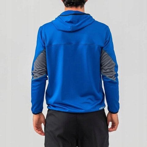 BLUZA MĘSKA HEAD CLUB 22 TECH HOODIE MEN R. S NIEBIESKA
