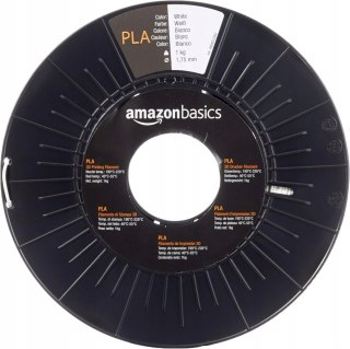 FILAMENT DO DRUKARKI 3D 1,75MM PLA 1KG BIAŁY AMAZON