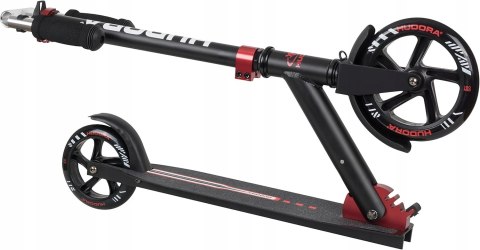 HULAJNOGA SKŁADANA DZIECIĘCA HUDORA BOLD WHEEL L SCOOTER CZARNO-CZERWONA