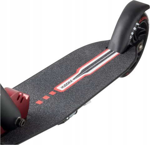HULAJNOGA SKŁADANA DZIECIĘCA HUDORA BOLD WHEEL L SCOOTER CZARNO-CZERWONA