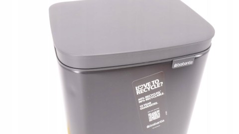 KOSZ NA ŚMIECI ŁAZIENKOWY 4L CZARNY MAT