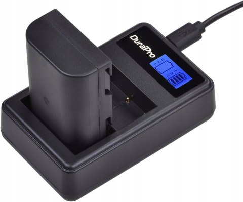 ŁADOWARKA USB LCD + AKUMULATOR 2000mAh DURAPRO PANASONIC DMW-BLF19