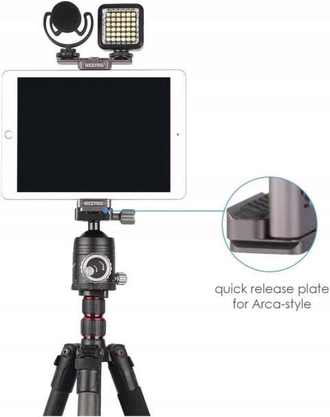 PŁYTKA ADAPTER MONTAŻOWY NICEYRIG DO APPLE iPAD AIR/PRO/MINI ACRA SWISS