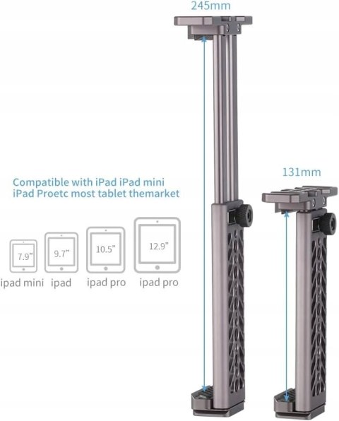 PŁYTKA ADAPTER MONTAŻOWY NICEYRIG DO APPLE iPAD AIR/PRO/MINI ACRA SWISS
