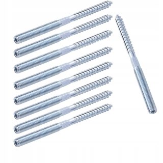 WKRĘT SZPILKA ŚRUBA DWUGWINTOWA NA TORX M8 120MM 9 SZTUK