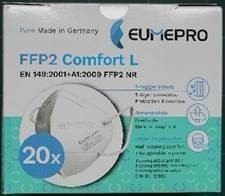 20x MASKA MEDYCZNA OCHRONNA FFP2 KN95 BIAŁA ZESTAW 20 SZTUK