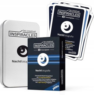 KARTY INSPIRACYJNE FOTOGRAFICZNE FOTOGRAFIA NOCNA INSPIRACLES 52 SZTUKI