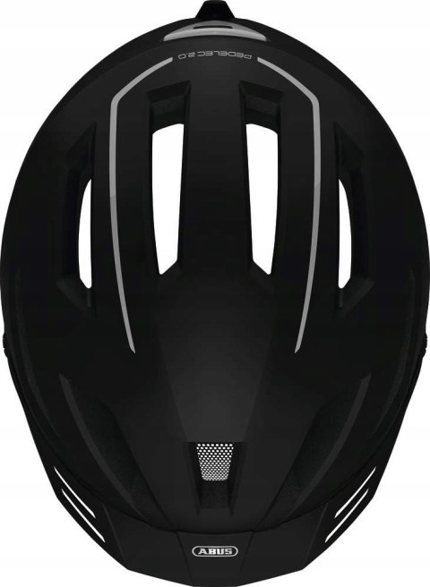 KASK ROWEROWY ABUS PEDELEC 2.0 M 52-57CM CZARNY VELVET BLACK