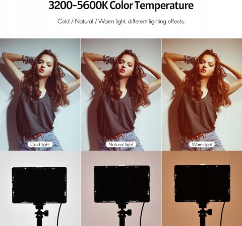 LAMPA PRODUKTOWA DIODOWA WIDEO USB LED 3200K-5600K LAMPA PRODUKTOWA DIODOWA WIDEO USB LED 3200K-5600K