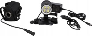 LAMPKA PRZEDNIA ROWEROWA NA KASK ROWEROWY FISCHER LUMOZ H1600