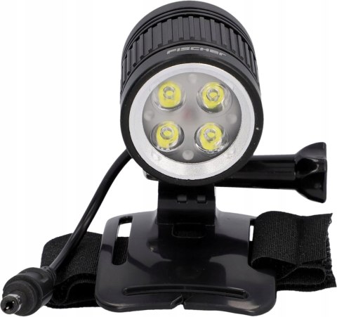 LAMPKA PRZEDNIA ROWEROWA NA KASK ROWEROWY FISCHER LUMOZ H1600
