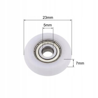 ŁOŻYSKA KULKOWE 695ZZ POWLEKANE 5x23x7MM 2 SZTUKI