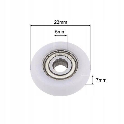 ŁOŻYSKA KULKOWE 695ZZ POWLEKANE 5x23x7MM 2 SZTUKI ŁOŻYSKA KULKOWE 695ZZ POWLEKANE 5x23x7MM 2 SZTUKI