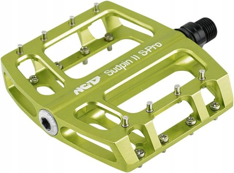PEDAŁY ROWEROWE PLATFORMOWE NC-17 SUDPIN II S-PRO ZIELONE