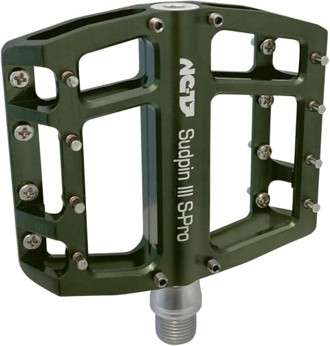 PEDAŁY ROWEROWE PLATFORMOWE NC-17 SUDPIN III S-PRO ZIELONE