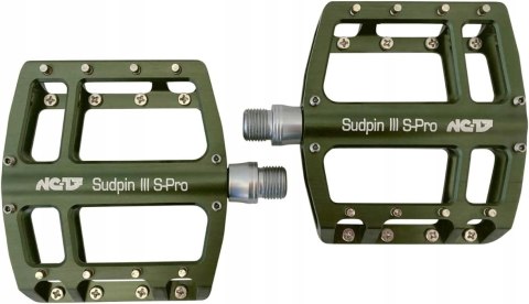 PEDAŁY ROWEROWE PLATFORMOWE NC-17 SUDPIN III S-PRO ZIELONE