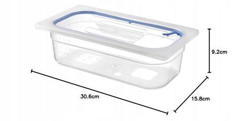 POJEMNIK GASTRONOMICZNY GN 1/3 100MM HENDI 880227