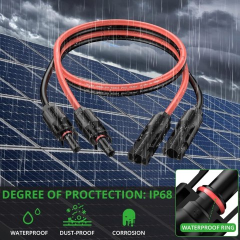 PRZEWÓD KABEL SOLARNY 10AWG/6 MM2 GARLLEN 1M PRZEWÓD KABEL SOLARNY 10AWG/6 MM2 GARLLEN 1M