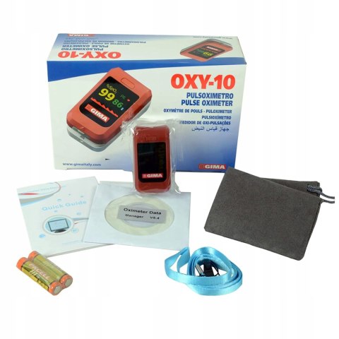PULSOKSYMETR NAPALCOWY SpO2 MONITOR GIMA OXY-10