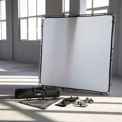 RAMA +3x TKANINA ZESTAW MANFROTTO PRO SCRIM SMALL 1.1x1.1M