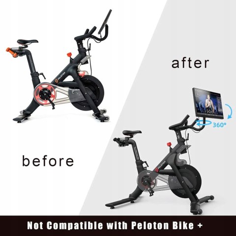 REGULACJA MONITORA UCHWYT DO ROWERU STACJONARNEGO PELETON BIKE ZESTAW