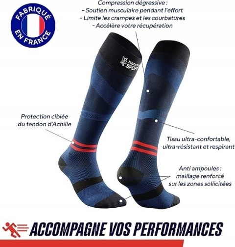 SKARPETY SPORTOWE DO BIEGANIA THUASNE COMPRESSION UP ACTIV R. 39-42