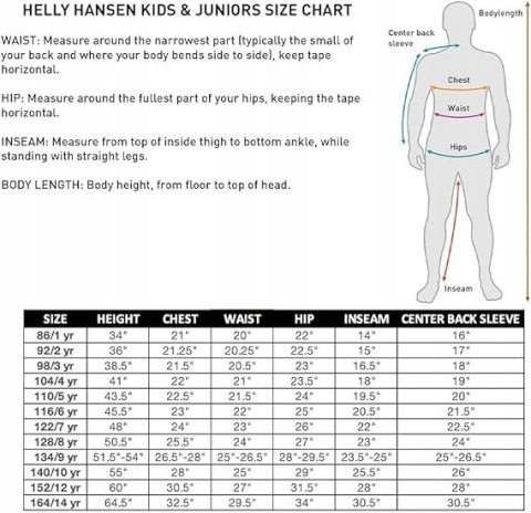 SPODNIE NARCIARSKIE HELLY HANSEN JR LEGENDARY PANT R. 152