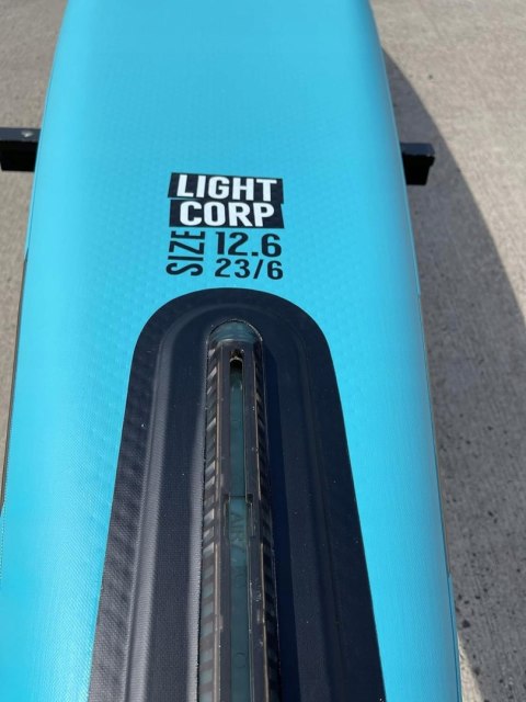 SUP DESKA DO PŁYWANIA PROFESJONALNY THE LIGHT ISUP BLUE SERIES 12'6"x23"
