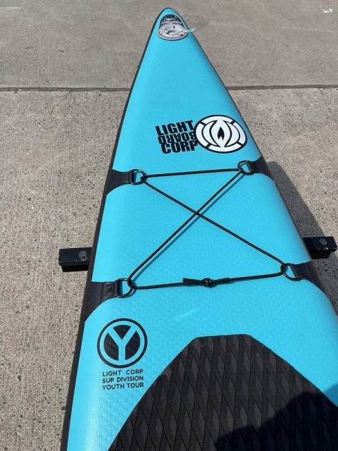 SUP DESKA DO PŁYWANIA PROFESJONALNY THE LIGHT ISUP BLUE SERIES 12'6"x23"