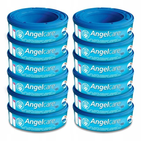 ANGELCARE WKŁAD DO POJEMNIKA NA PIELUCHY WORKI x10 10 SZTUK