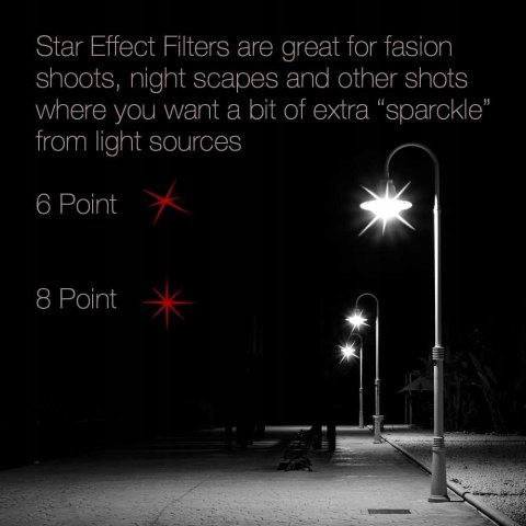 FILTR FOTOGRAFICZNY GWIAZDKOWY EFEKTOWY STAR 72MM MaD CAMERAS