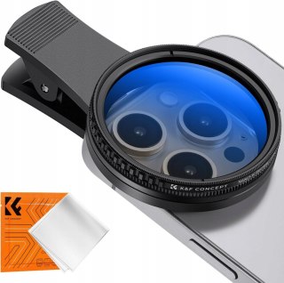 FILTR POLARYZACYJNY CPL FOTOGRAFICZNY 52MM + UCHWYT DO TELEFONU K&F CONCEPT