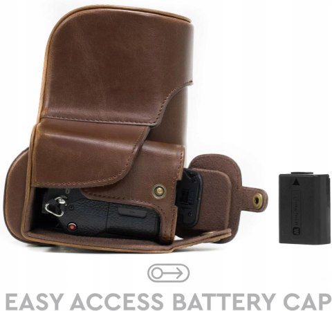 FUTERAŁ ETUI NA APARAT SKÓRZANY DO SONY ALPHA A7 II A7R II A7S II MEGAGEAR