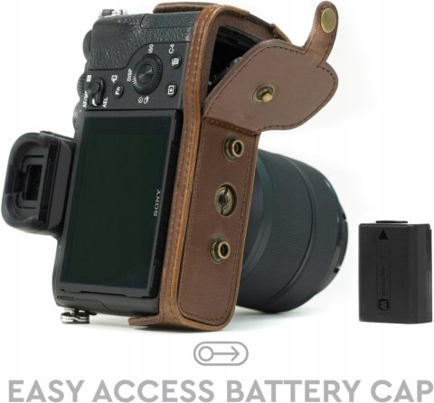 FUTERAŁ ETUI NA APARAT SKÓRZANY DO SONY ALPHA A7 II A7R II A7S II MEGAGEAR