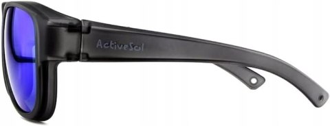 OKULARY PRZECIWSŁONECZNE SPORTOWE ACTIVESOL UV400 CAT.3 CZARNE