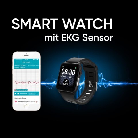 SMARTWATCH ZEGAREK SPORTOWY OPASKA HEYRO FIT 21 CZARNY