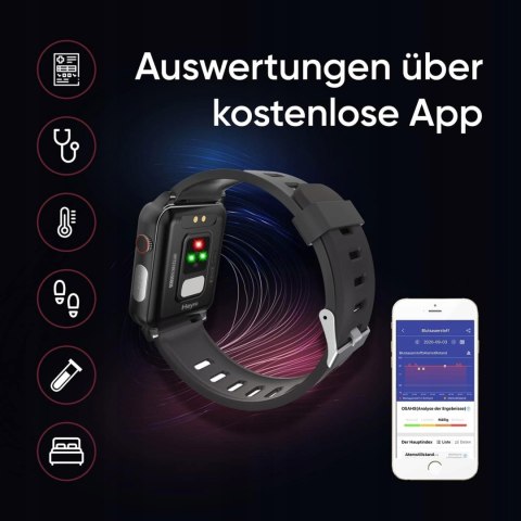 SMARTWATCH ZEGAREK SPORTOWY OPASKA HEYRO FIT 21 CZARNY