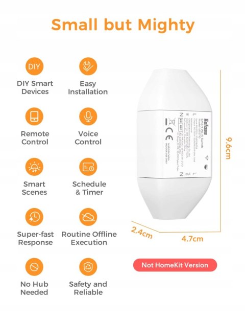 STEROWNIK ŚWIATŁA REFOSS MSS710 SMART WIFI SWITCH